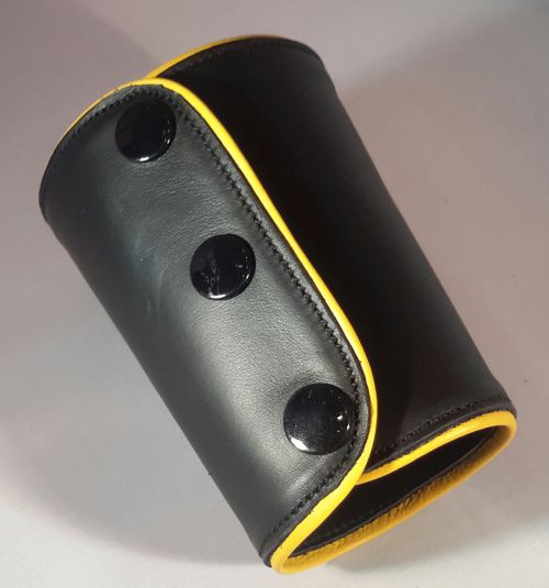 Soft Leather Gauntlet Piping (yellow)